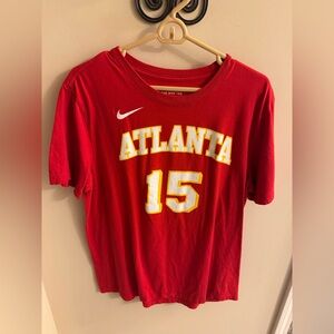Nike Red  Atlanta Hawks Graphic Tee Sz large